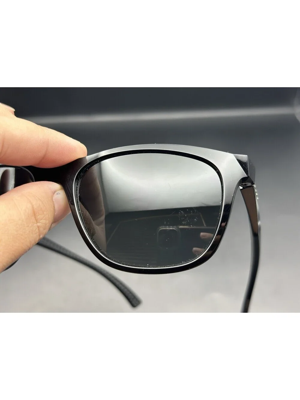 Oakley Leadline Polished Black/Grey Lenses